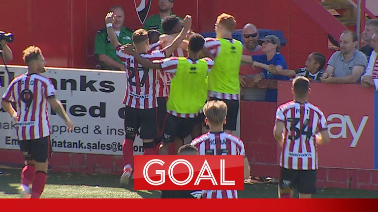 Cheltenham score third against Newport